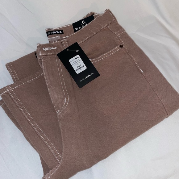 Slouchy Skater Jeans - Mocha - Picture 3 of 5